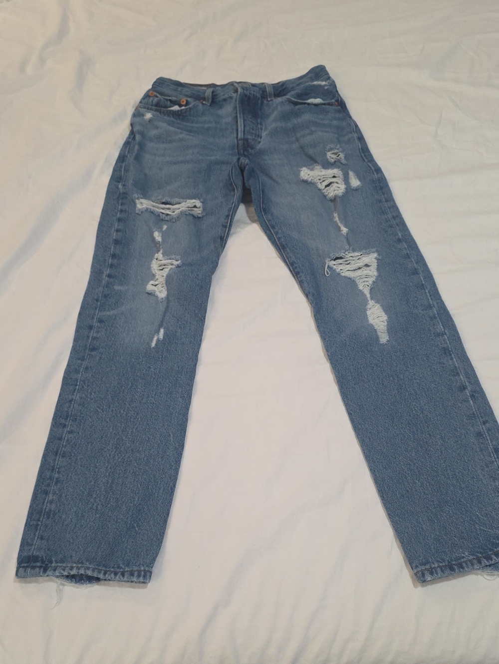 Levi's 501 Skinny Distressed Jeans W27 L30